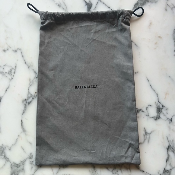 Balenciaga Gray Drawstring Dustbag - Picture 1 of 3